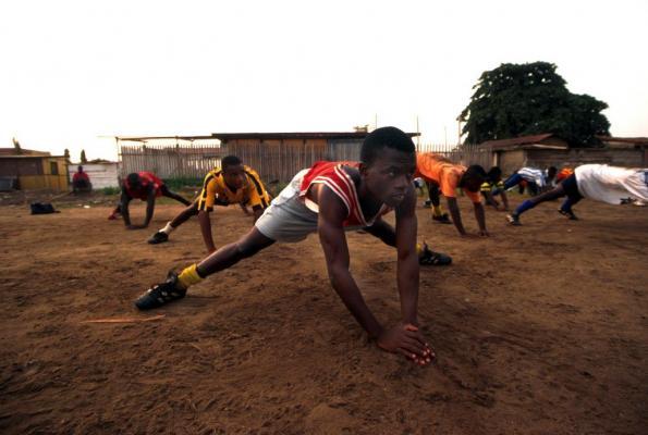 Freiwilligenarbeit im Sport in Ghana