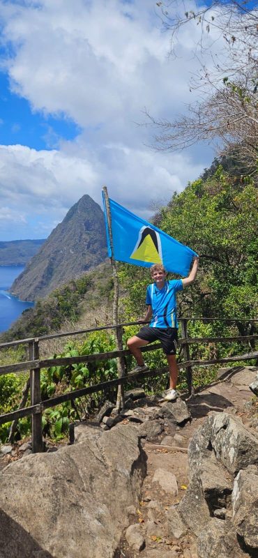 Gijs auf Saint Lucia – Die Kraft des Sports